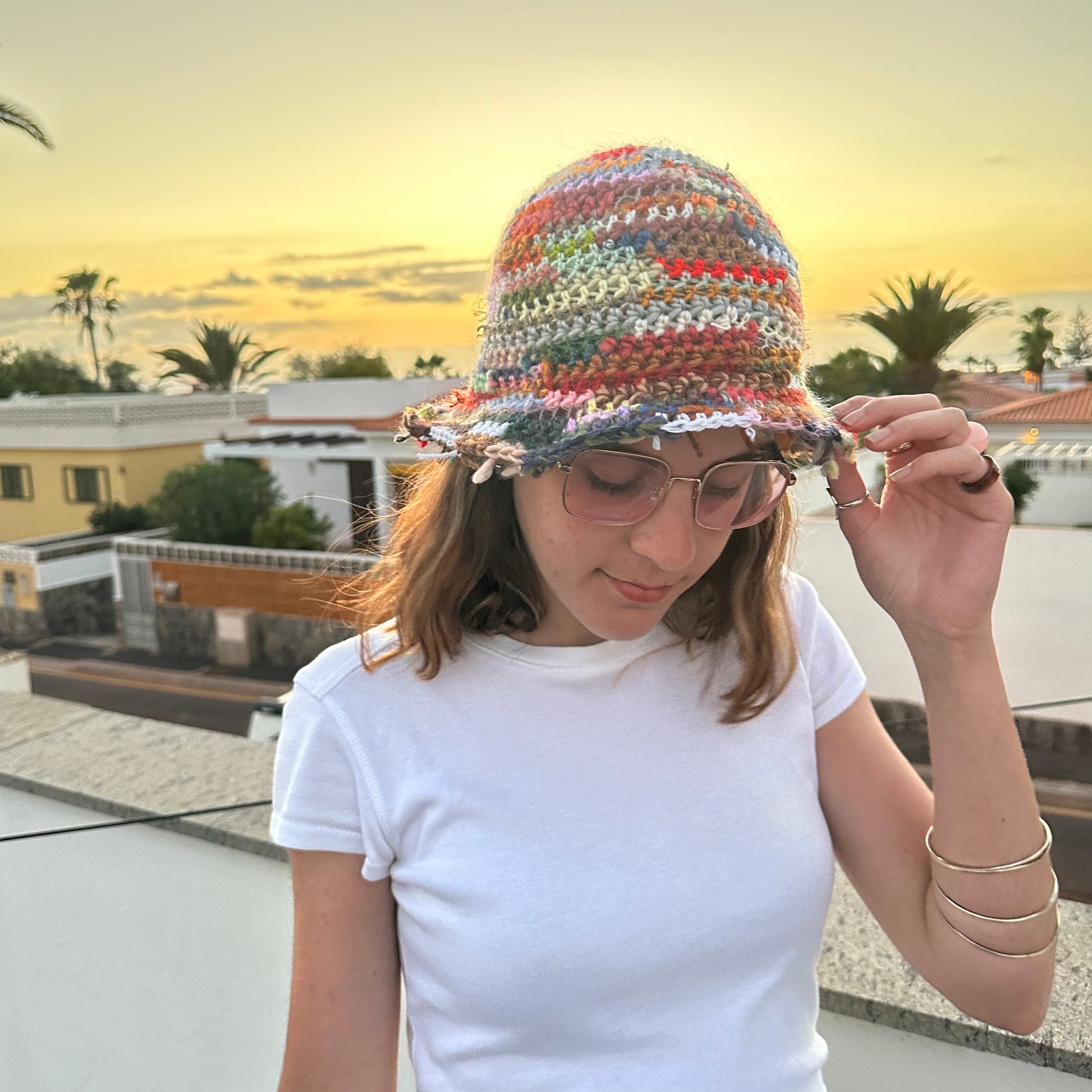 1of1 Handmade Crochet - Designer Unisex Fisherman Bucket Hat