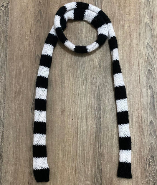 Custom striped scarf