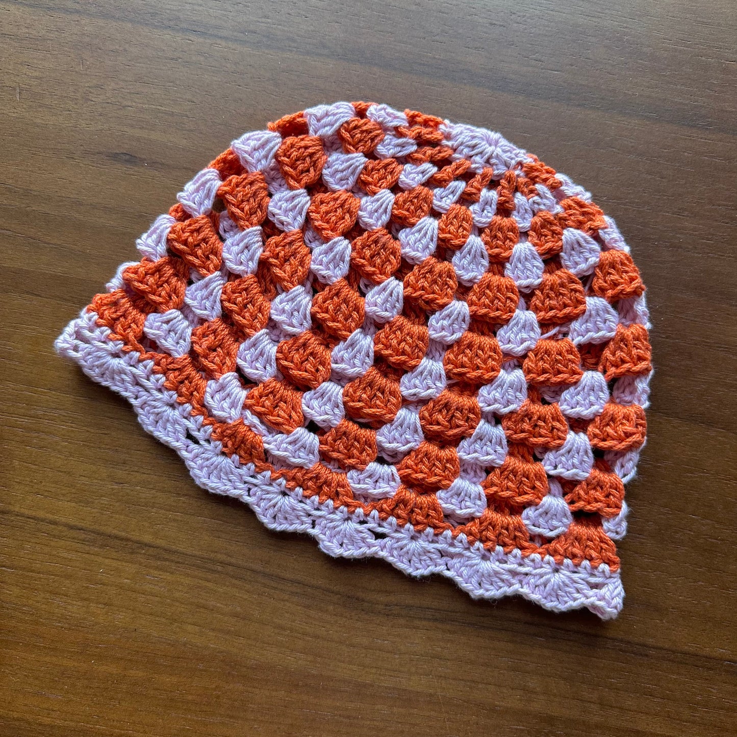 Handmade cotton crochet summer hats - CHOOSE YOUR COLOUR