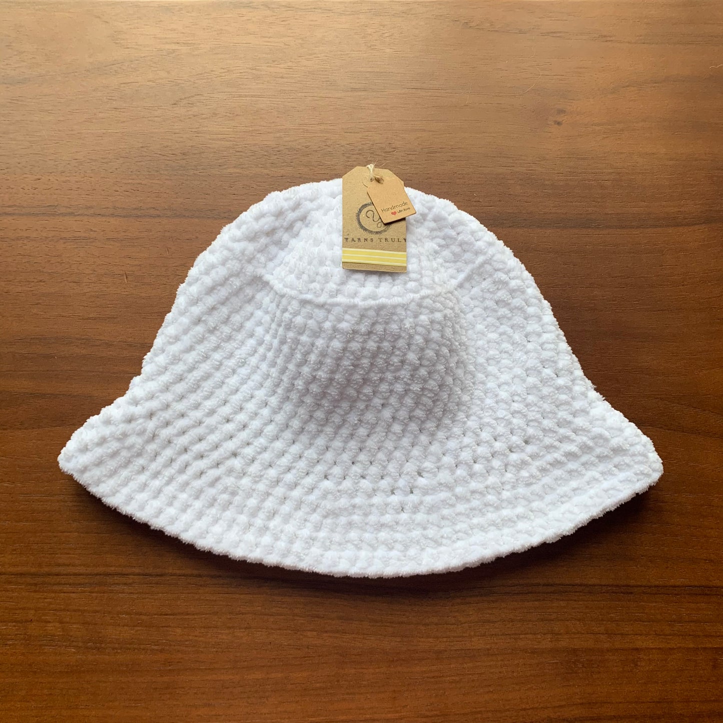 Handmade crushed velvet crochet bucket hats - CHOOSE YOUR COLOUR