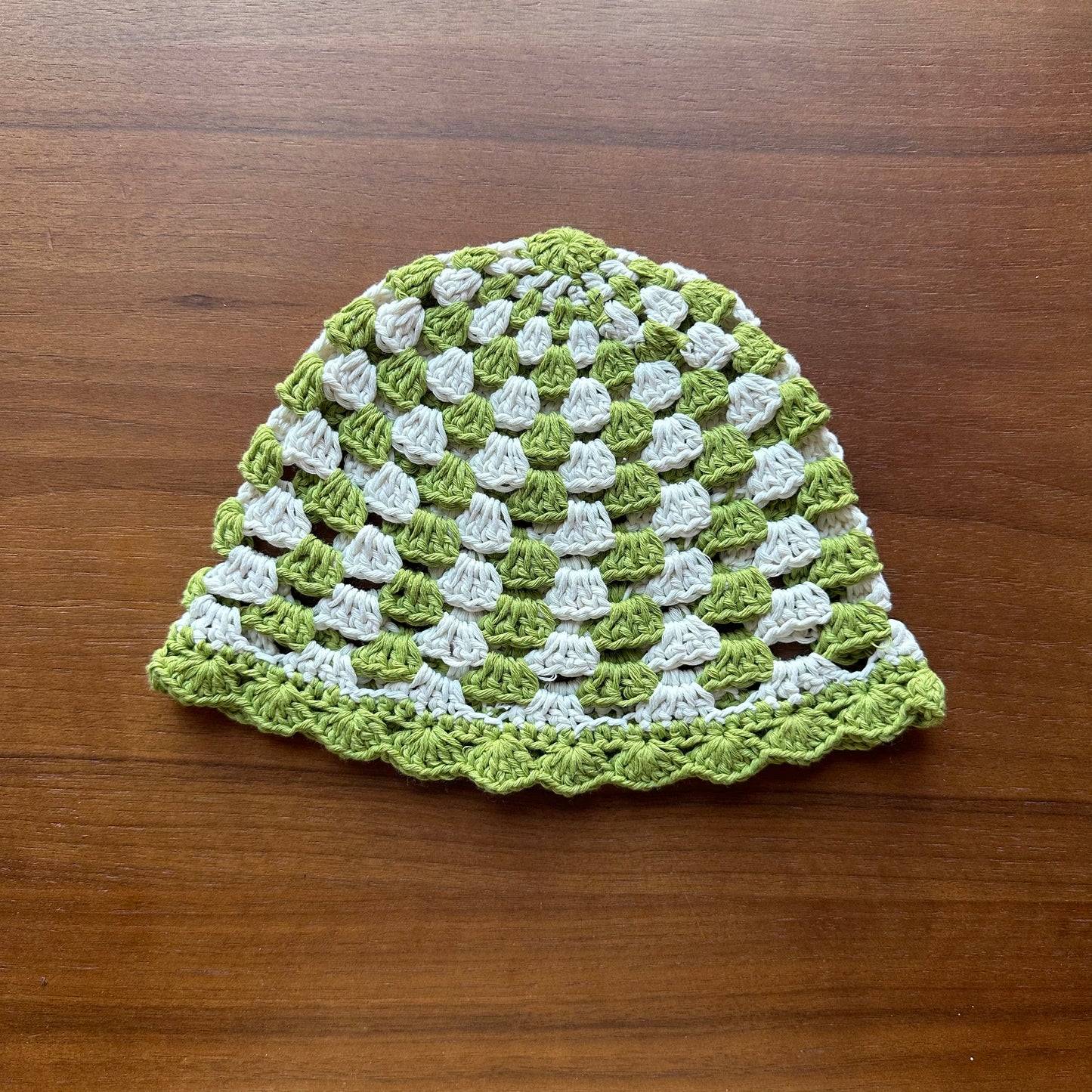 Handmade cotton crochet summer hats - CHOOSE YOUR COLOUR